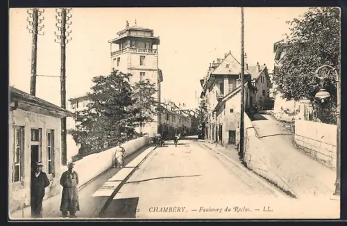 AK Chambéry, Faubourg du Reclus