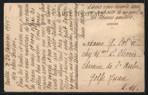 AK Curtin, La Place avec calèche et habitants devant l`église