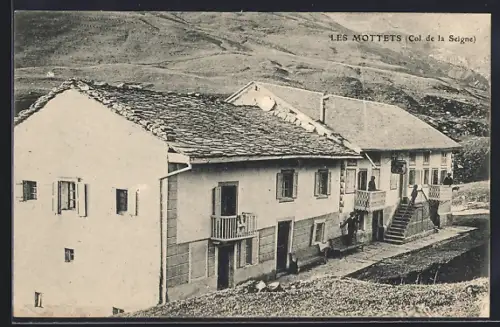 AK Les Mottets, Vue des bâtiments au Col de la Seigne