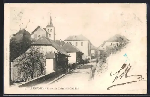 AK Les Bauges, Entrée du Châtelard, Côté Sud
