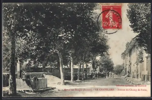 AK Le Châtelard /Savoie, Avenue du Champ de Foire