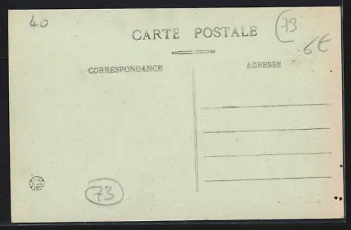 AK Cognin /Savoie, La Rue principale avec une charrette tirée par un cheval