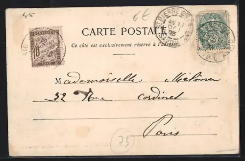 AK Le Châtelard, Avenue du Pré de Foire en été