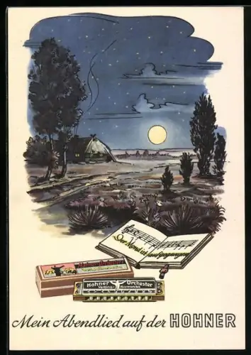 AK Hohner, Orchester Vereins-Mundharmonika, Der Mond ist aufgegangen