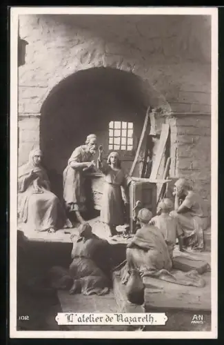 Künstler-AK Domenico Mastroianni: L`atelier de Nazareth