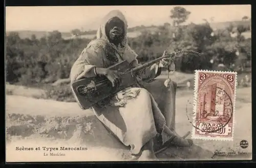 AK Scenes et Types Marocains, Le Musicien