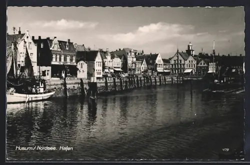 AK Husum /Nordsee, Hafen