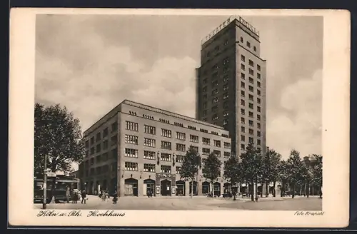 AK Köln a. Rh., Hochhaus am Hansaring