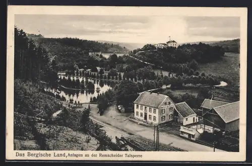 AK Remscheid /Bergisches Land, Anlagen an der Remscheider Talsperre