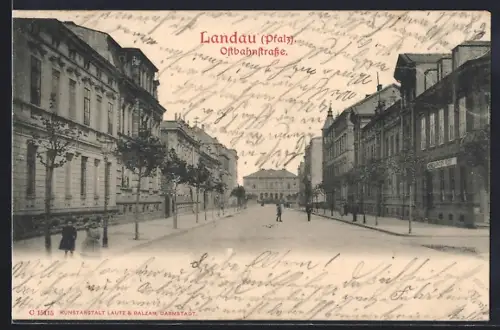 AK Landau /Pfalz, Ostbahnstrasse