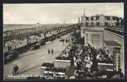 AK Warnemünde, Bismarck-Promenade