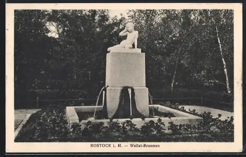 AK Rostock i. M., Wallat-Brunnen