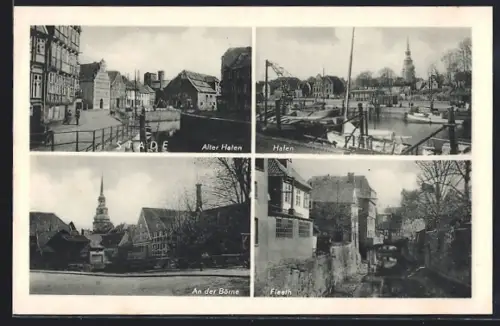 AK Stade, Alter Hafen, Hafen, An der Börne, Fleet