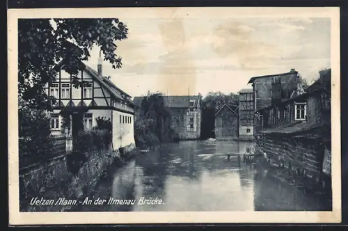 AK Uelzen /Hann., An der Ilmenau Brücke