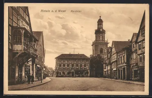 AK Rinteln a. d. Weser, Marktplatz