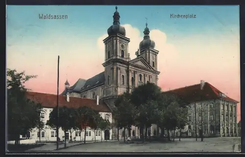 AK Waldsassen, Kirchenplatz
