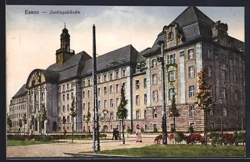 AK Essen / Ruhr, Justizgebäude