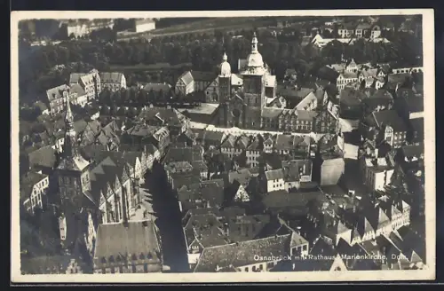 AK Osnabrück, Rathaus, Marienkirche, Dom