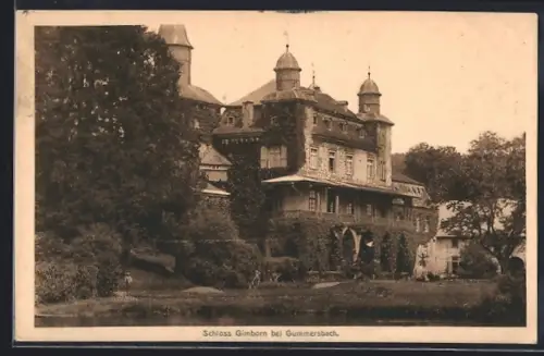 AK Gimborn bei Gummersbach, Schloss Gimborn