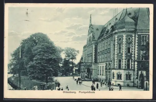 AK Oldenburg / O., Postgebäude