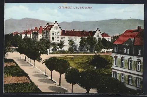 AK Offenburg i. B., Kasernen