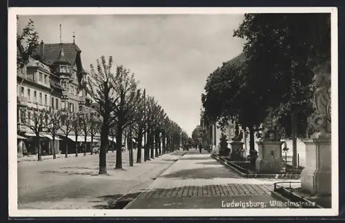 AK Ludwigsburg / Württemberg, Wilhelmstrasse