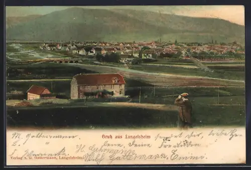 AK Langelsheim, Blick auf den Ort
