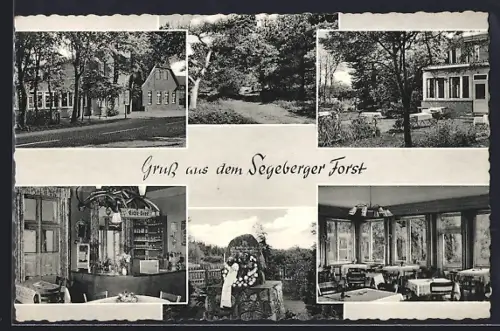 AK Bockhorn / Seegeberger Forst, Gasthaus Waldmannsheil, Inh. Heinz Steenbock, Innenansichten