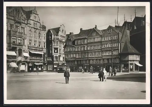 AK Kiel, Alter Markt, Geschäftshäuser