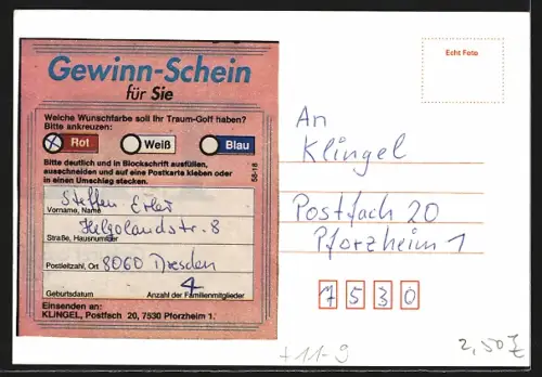 AK Dresden, Pioniereisenbahn Dresden - Grosser Garten