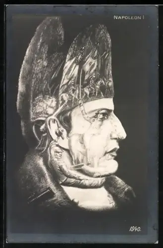 AK Napoleon I., Vexierbild