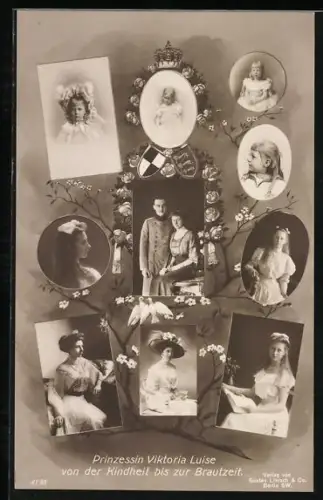 AK Victoria Louise Herzogin von Braunschweig im Wandel der Zeit