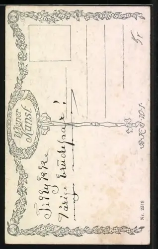 Künstler-AK Schubert: Mein Frühling bist Du!