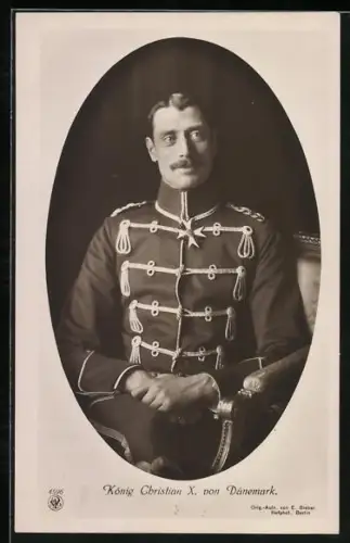 AK König Christian X. von Dänemark