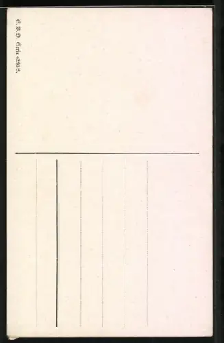 AK Blonde Frauenportrait