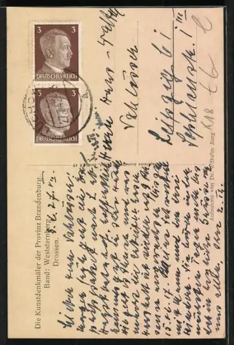 AK Drossen, Strasse zur Jakobikirche