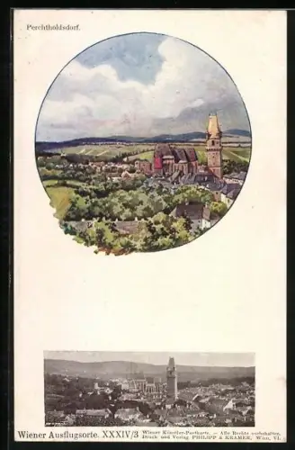 AK Perchtoldsdorf, Totalansicht