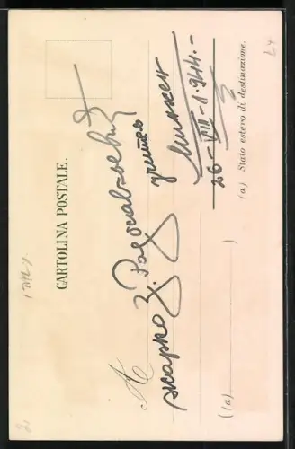 Lithographie Genova, Piazza Deferrari