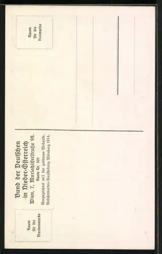 AK Studenten im Wirthaus mit junger Wirtin