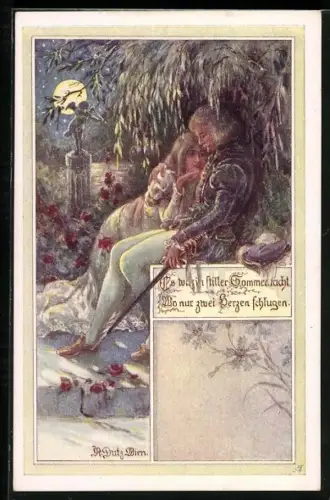 Künstler-AK Rud. Dutz: Paar