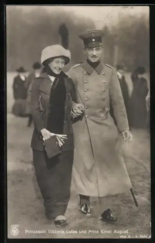 AK Ernst August Herzog von Braunschweig und Prinzessin Viktoria Luise