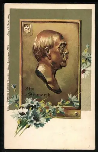 AK Seitenportrait Fürst Otto von Bismarck