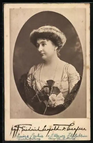 AK Porträt Prinzessin Friedrich Leopold von Preussen Protektorat d. Blumentages