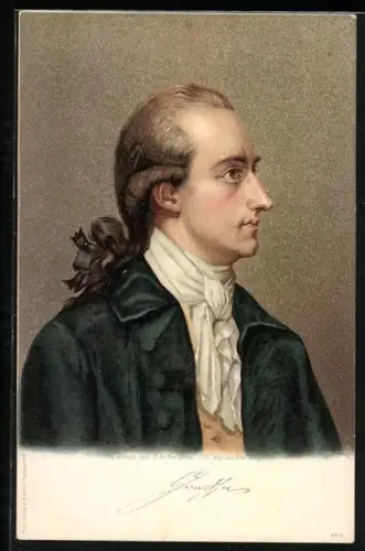 AK Portrait Johann W. Goethe