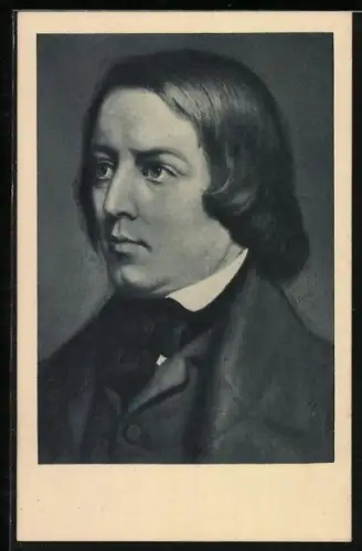 AK Komponist Robert Schumann im Porträt