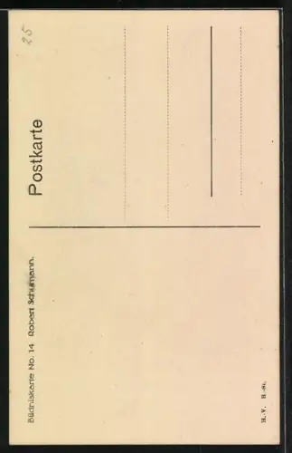 AK Komponist Robert Schumann im Porträt