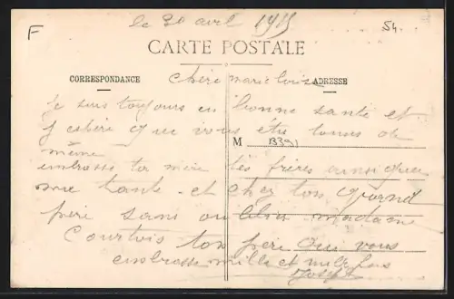 AK Vacqueville, Vue intérieure