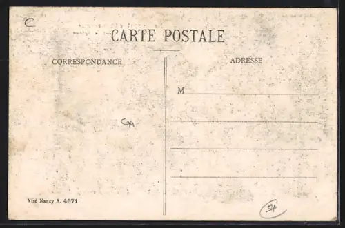 AK Vézelise, Sur le Brénon, vue de l`église et des maisons avec passants sur le pont