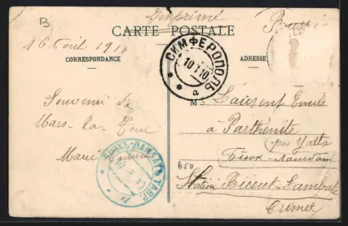 AK Mars-la-Tour, L`Abbé Faller dans son Musée