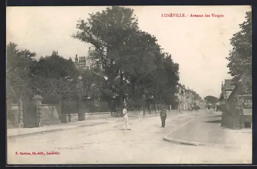 AK Lunéville, Avenue des Vosges